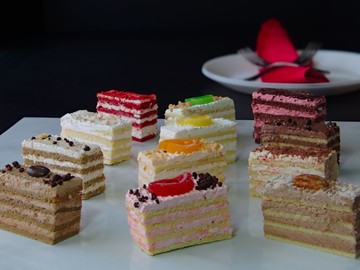French Mini Pastry Slices
